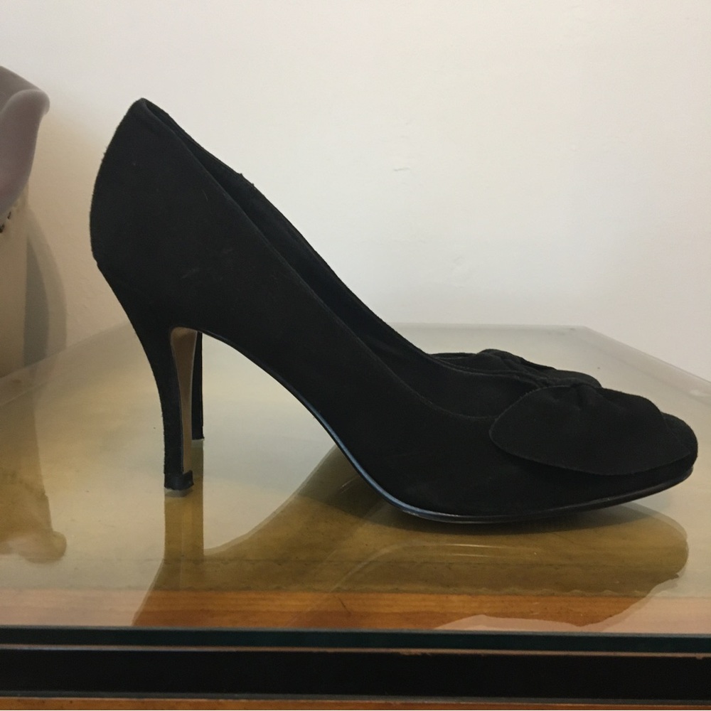 🛍️ SALE! SEYCHELLES Sz 8.5 Black Suede Heels